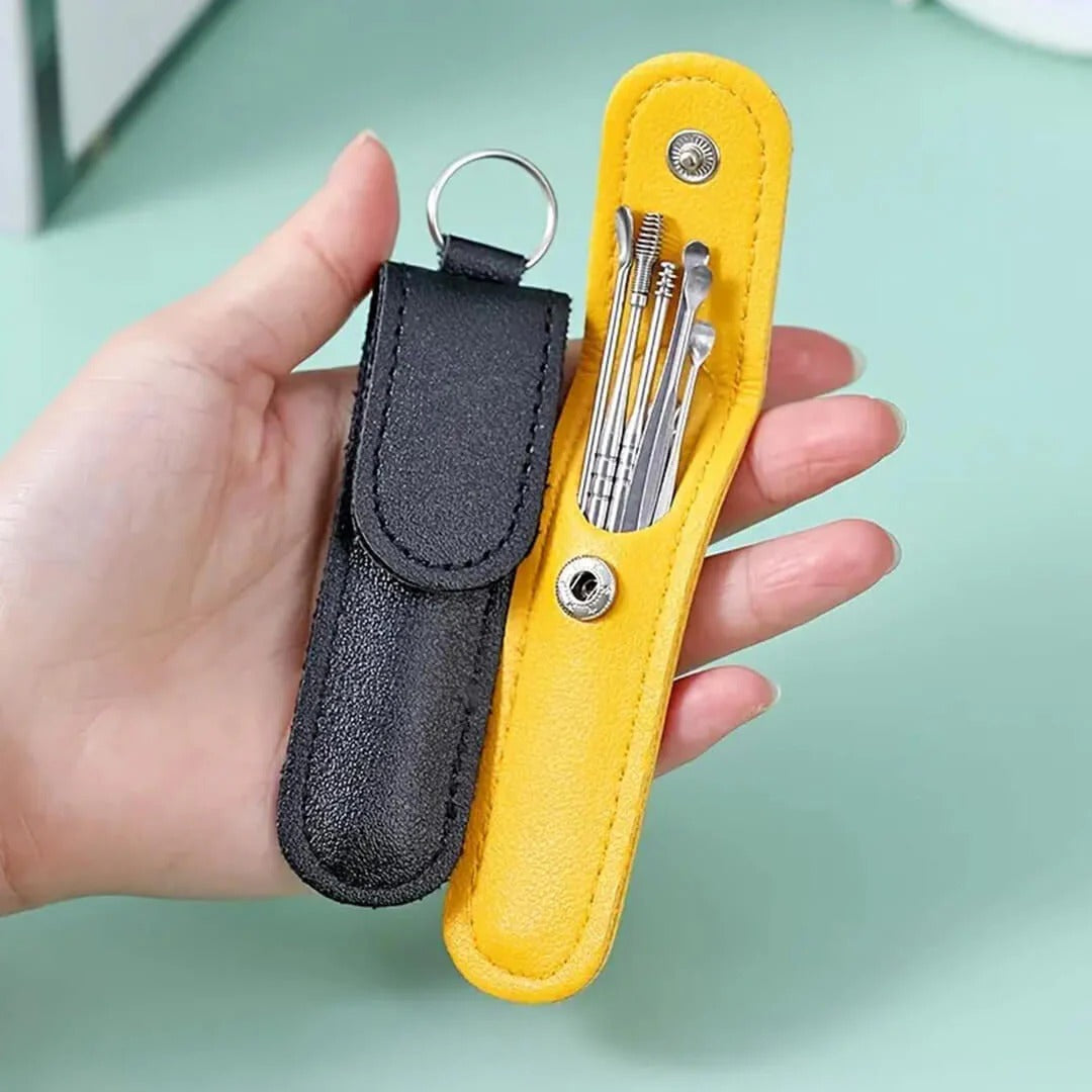 Buy 1 Get 1 Free! 6 Pcs Ear Wax Removal Kit - Best Ear Cleaning Tool in Pakistan Pakistan Gadget Store