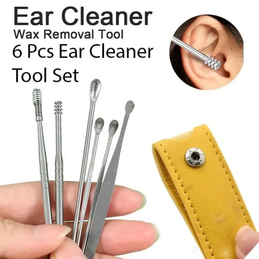 Buy 1 Get 1 Free! 6 Pcs Ear Wax Removal Kit - Best Ear Cleaning Tool in Pakistan Pakistan Gadget Store