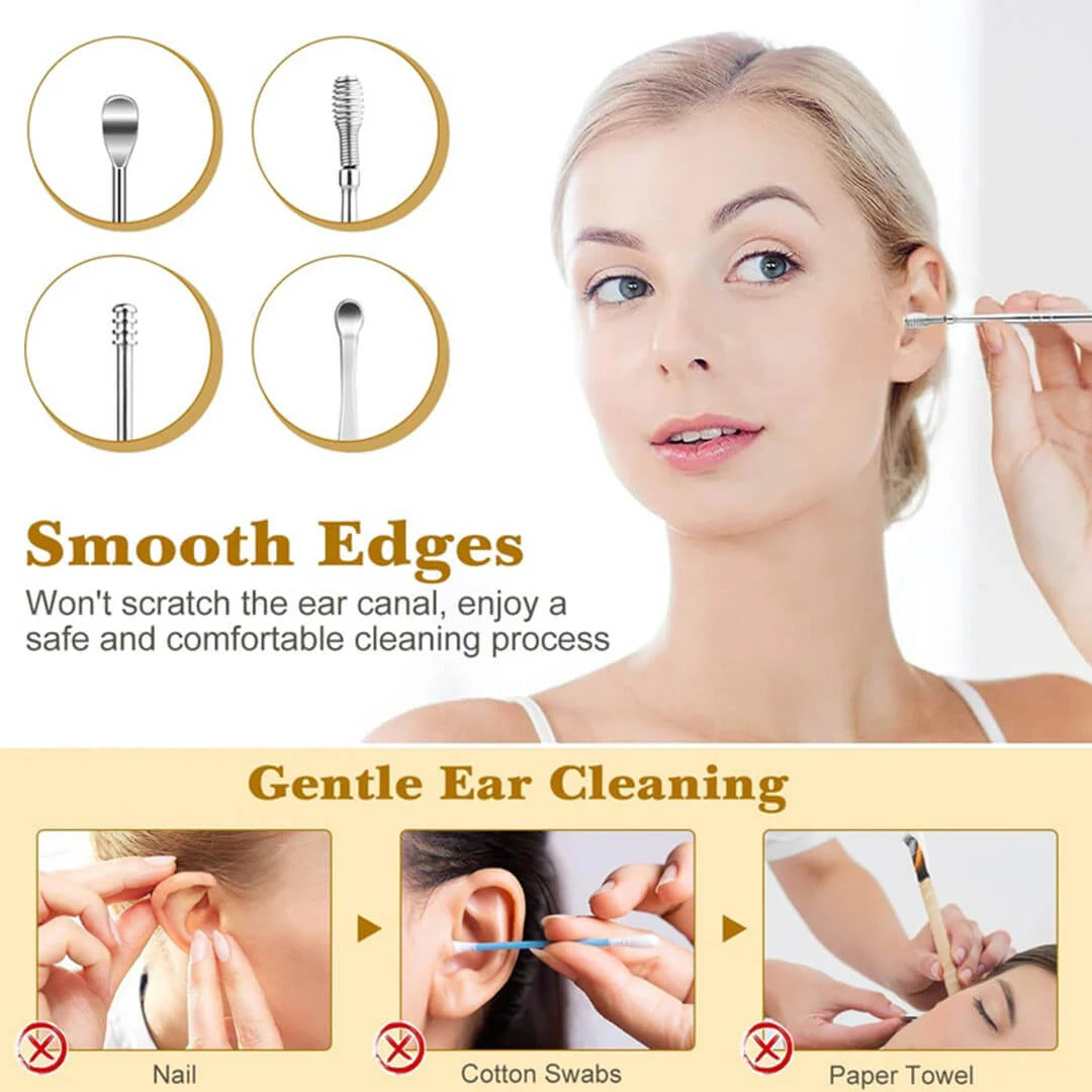 Buy 1 Get 1 Free! 6 Pcs Ear Wax Removal Kit - Best Ear Cleaning Tool in Pakistan