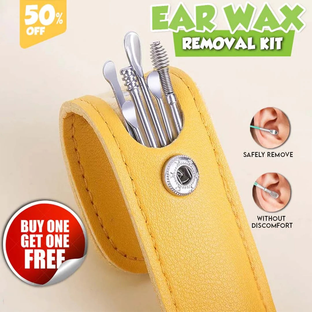 Buy 1 Get 1 Free! 6 Pcs Ear Wax Removal Kit - Best Ear Cleaning Tool in Pakistan Pakistan Gadget Store