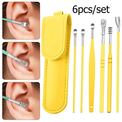 Buy 1 Get 1 Free! 6 Pcs Ear Wax Removal Kit - Best Ear Cleaning Tool in Pakistan